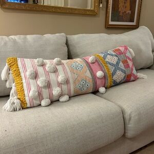 Anthropologie Rosewood Accent pillow lumbar large